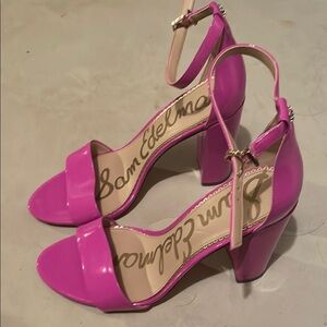 Sam Edelman Pink Suede Heels with Stiletto